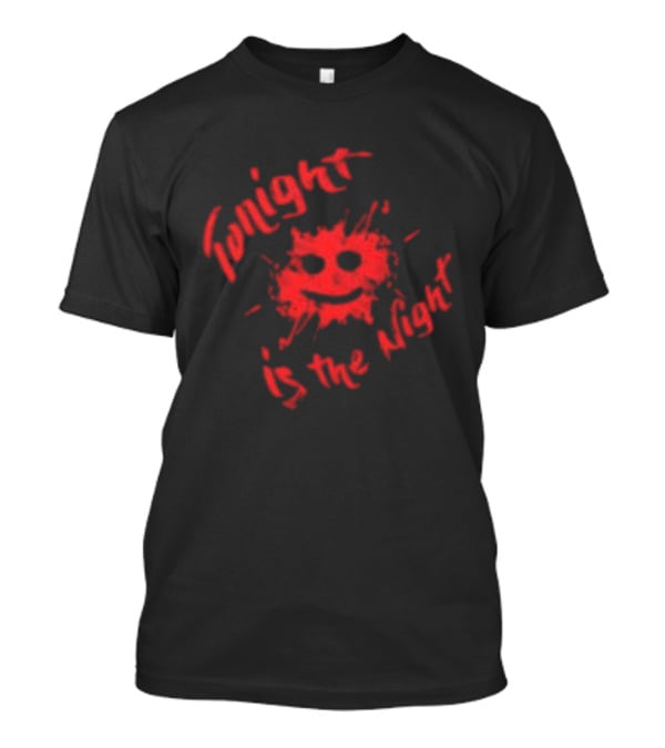 Tonight Is The Night Dexter He's Got Some Killer Rules 2 Sided Smiley Blood Splatter T-Shirt