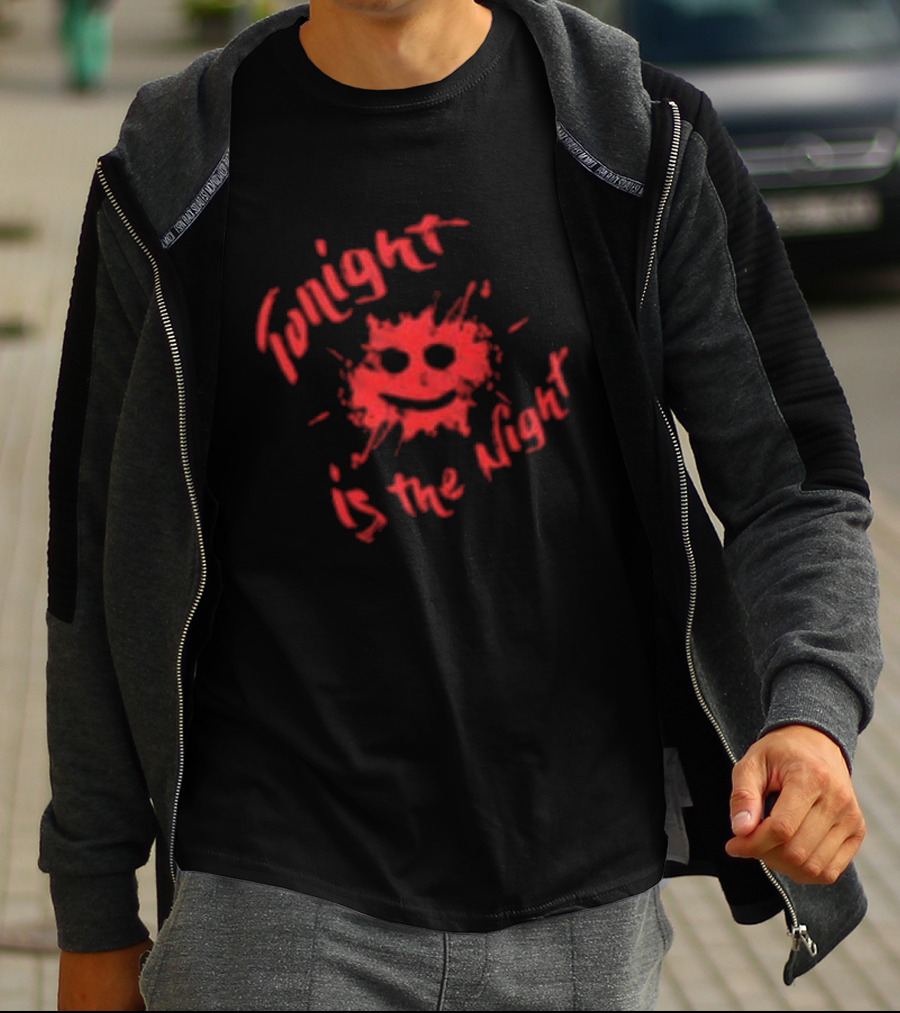 Tonight Is The Night Dexter He's Got Some Killer Rules 2 Sided Smiley Blood Splatter T-Shirt