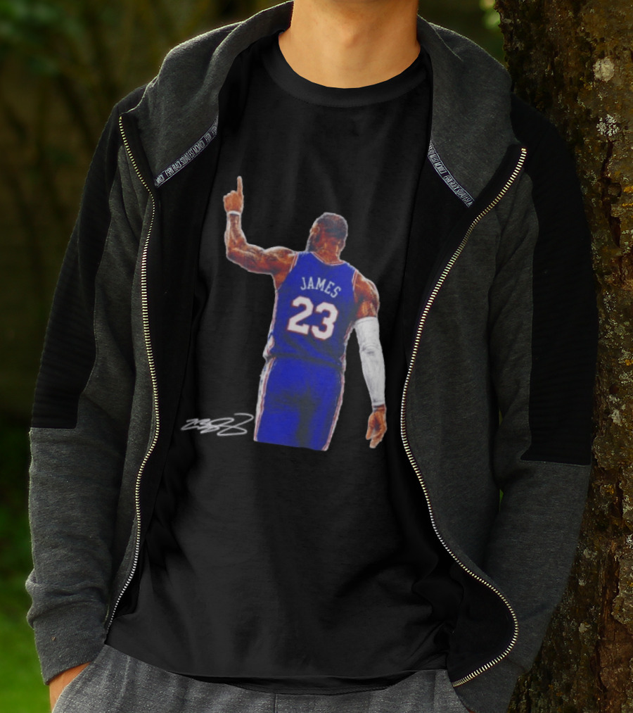 LeBron James 23 Philadelphia 76ers Jersey Iconic Basketball T-Shirt