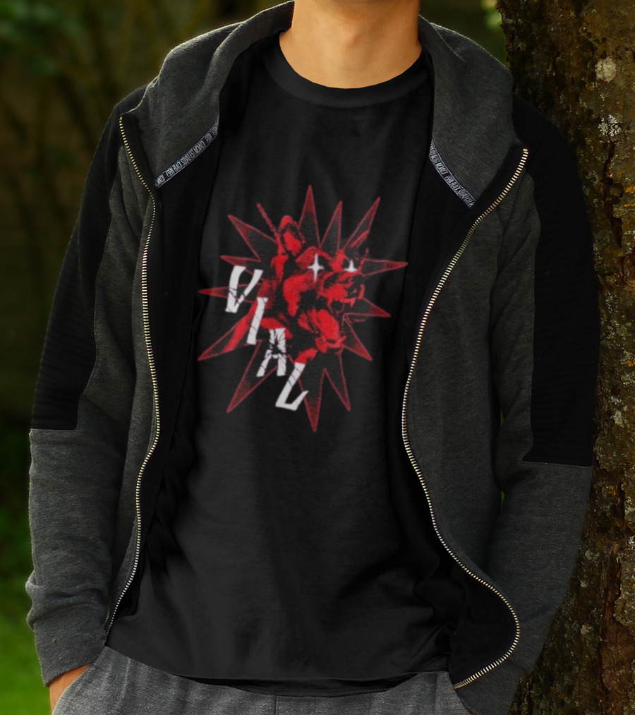 Vial Doberman Dog Edgy Streetwear Fashion T-Shirt