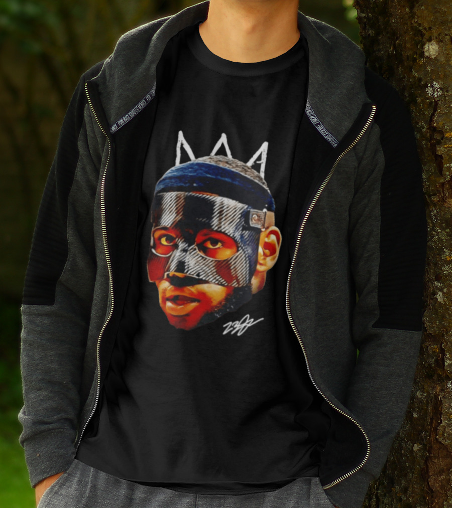 LeBron James Mask The GOAT Crown T-Shirt