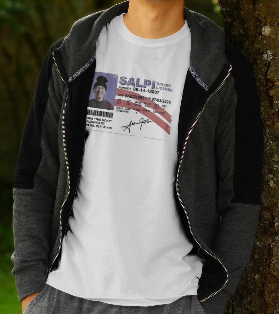 Antoine Griezmann MLS The Goat Salpi Driver License Signature T-Shirt