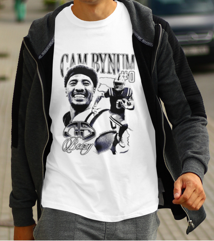 Cam Bynum No 0 CB Beezy Minnesota Vikings Player T-Shirt