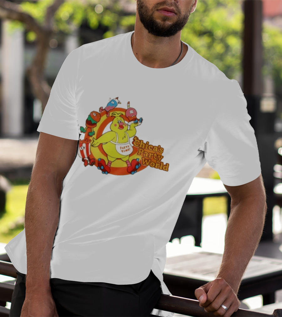 Chica's Party World Party Time Chica Five Nights At Freddy's T-Shirt