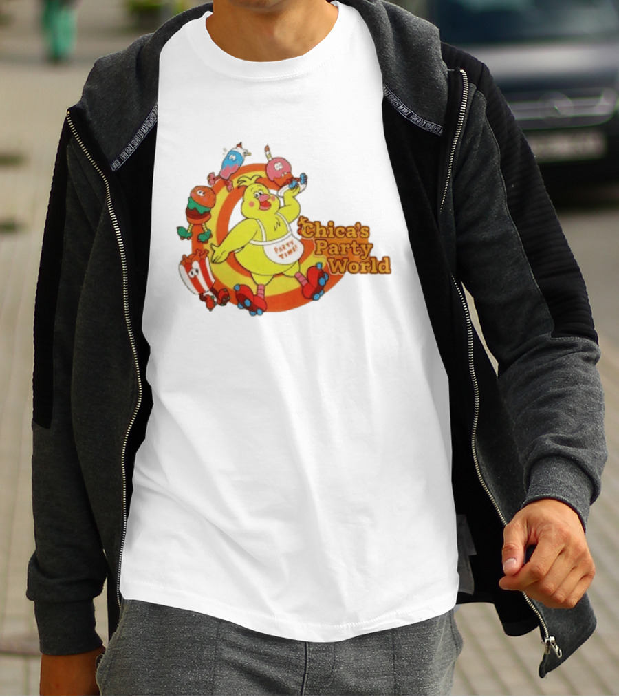 Chica's Party World Party Time Chica Five Nights At Freddy's T-Shirt