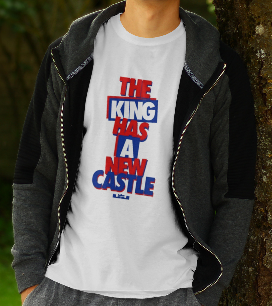 The King Has A New Castle LeBron James Philadelphia 76ers T-Shirt