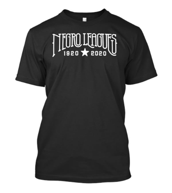 Negro Leagues 1920 2020 Baseball Centennial History T-Shirt