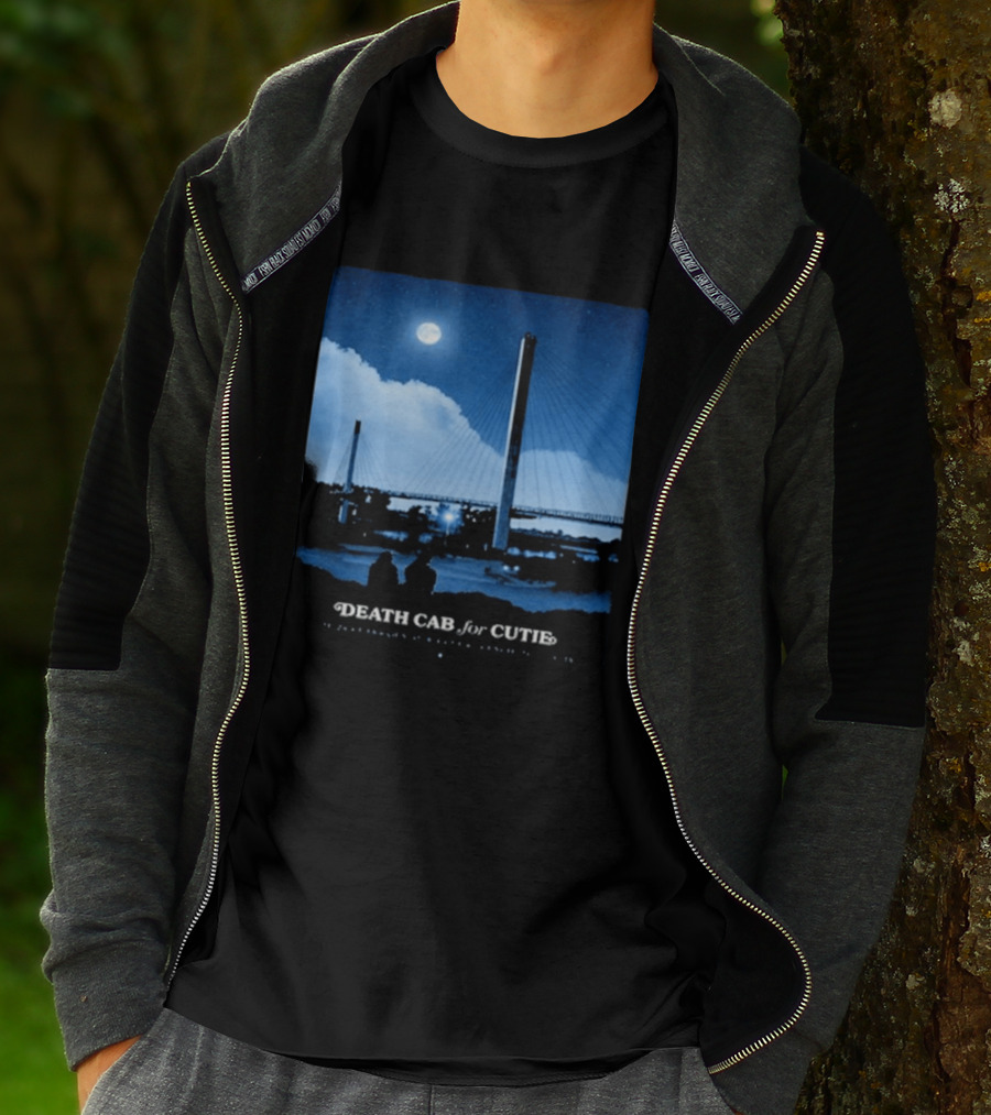 Death Cab For Cutie Council Bluffs IA 2026 Bridge Moonlit T-Shirt