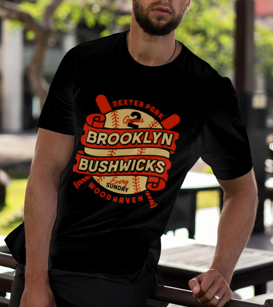 Dexter Park 2 Games Brooklyn Bushwicks Every Sunday Woodhaven T-Shirt