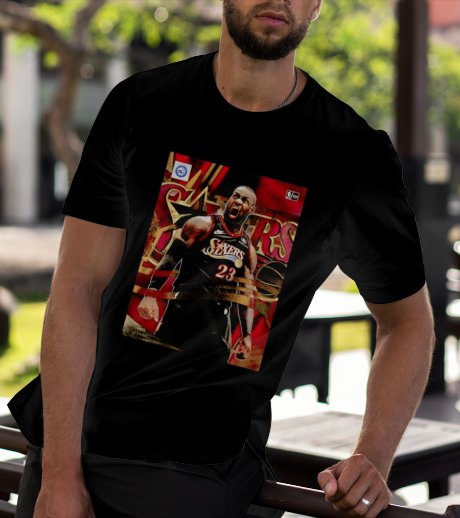 Philadelphia 76ers LeBron James NO.23 NBA Nike NBA League Basketball T-Shirt