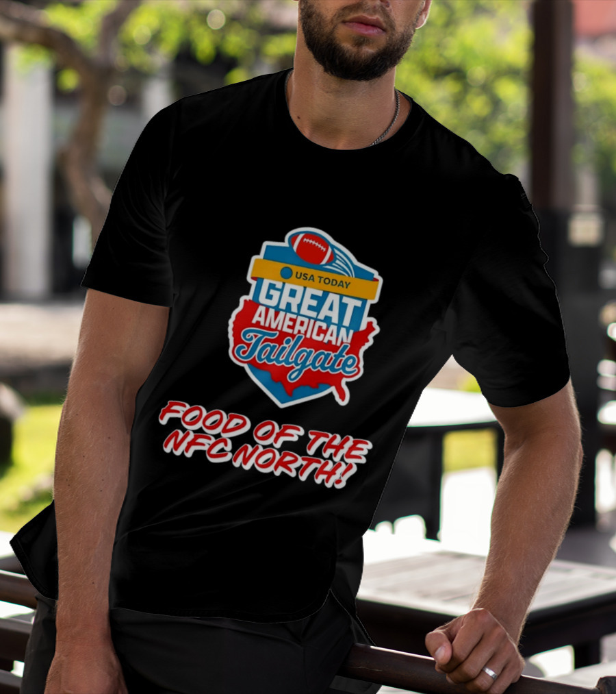 USA Today Great American Tailgate Food Of The NFC North T-Shirt