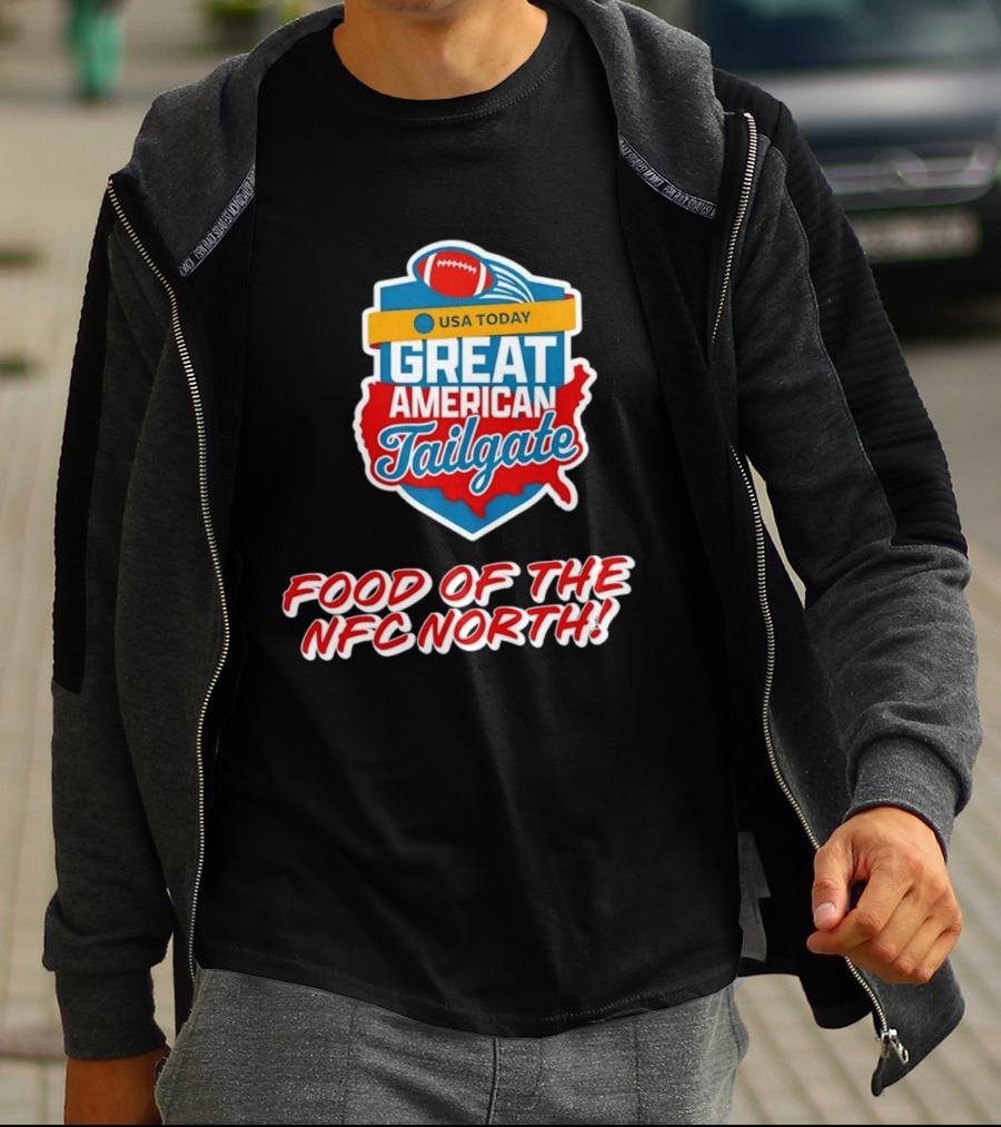USA Today Great American Tailgate Food Of The NFC North T-Shirt