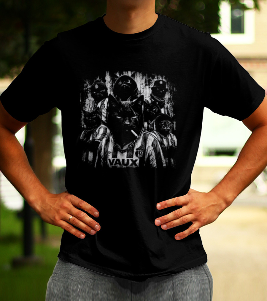Sunderland Gangster Black Cats Distressed T-Shirt