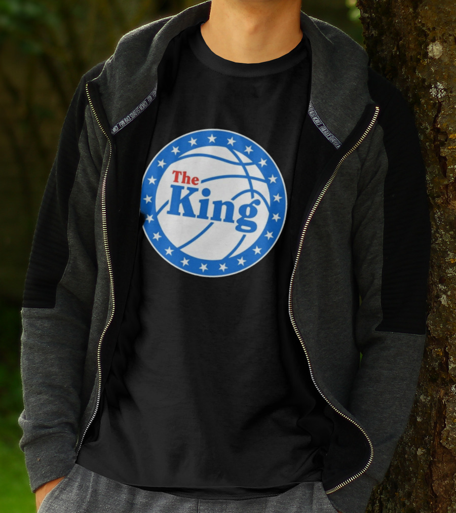 The King Philly Basketball Circle Stars T-Shirt