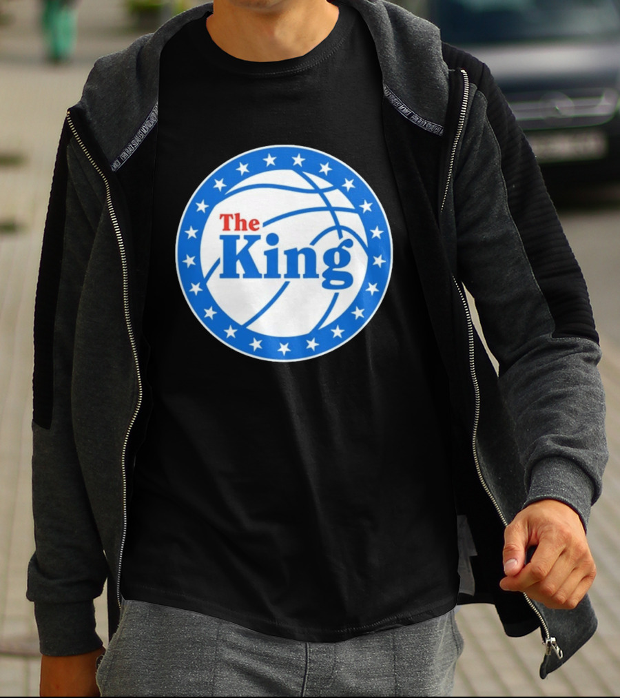 The King Philly Basketball Circle Stars T-Shirt