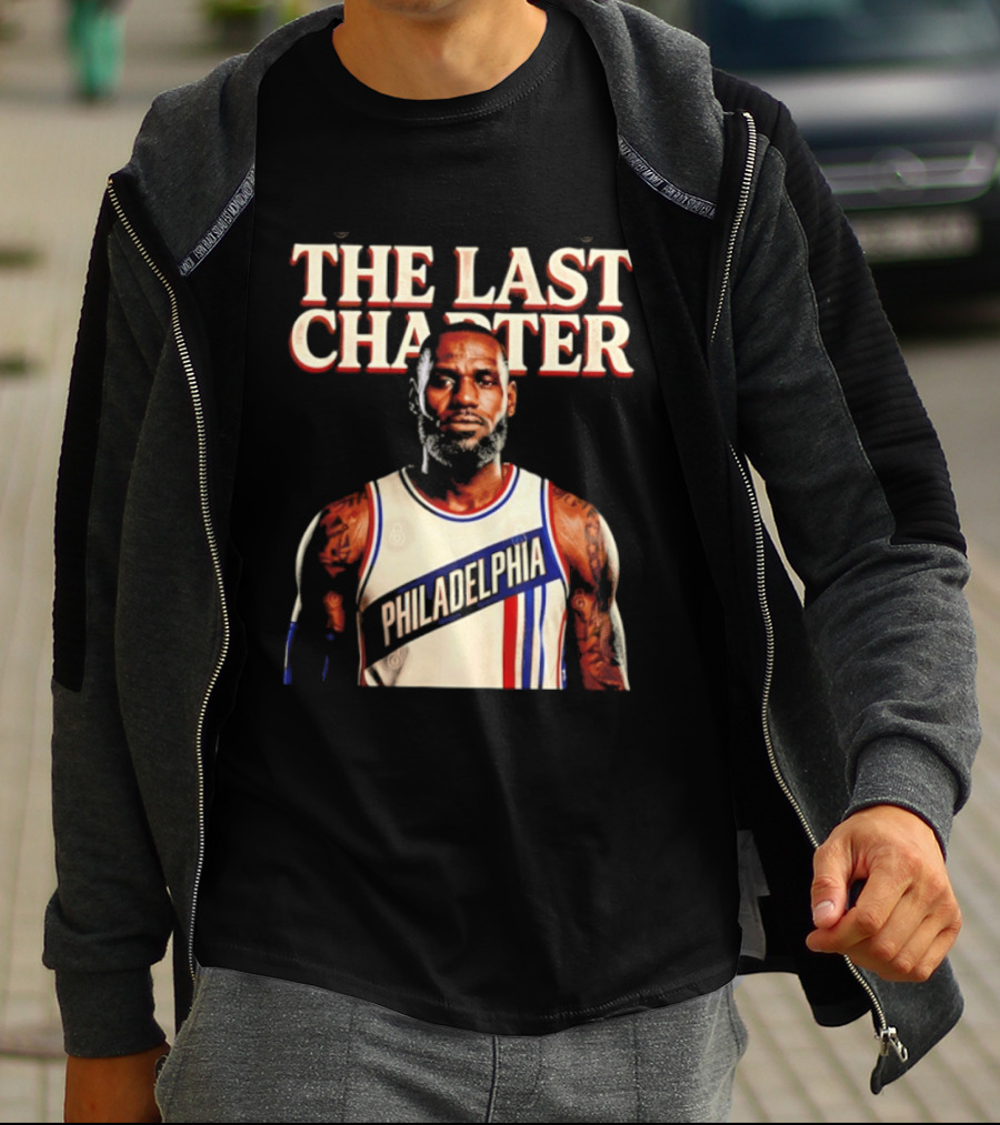 The Last Charter LeBron James Philadelphia 76ers Basketball Jersey T-Shirt