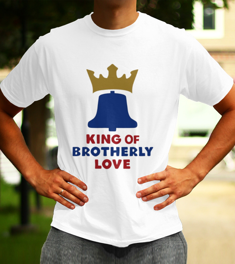 Philadelphia 76ers King Of Brotherly Love LeBron James T-Shirt