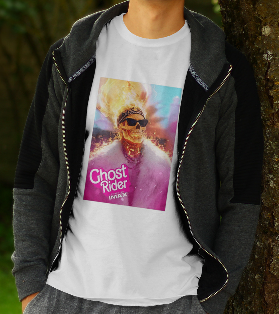 Ryan Gosling Barbie Ghost Rider Filmed For IMAX T-Shirt