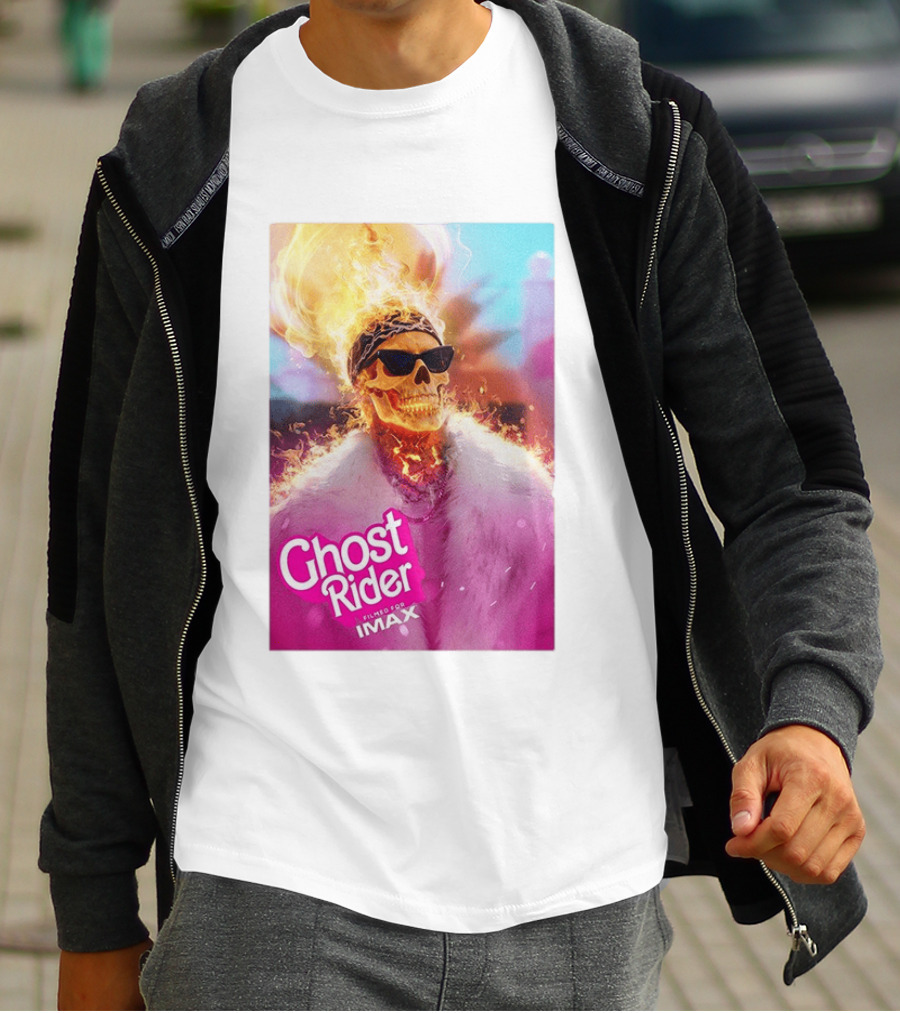 Ryan Gosling Barbie Ghost Rider Filmed For IMAX T-Shirt