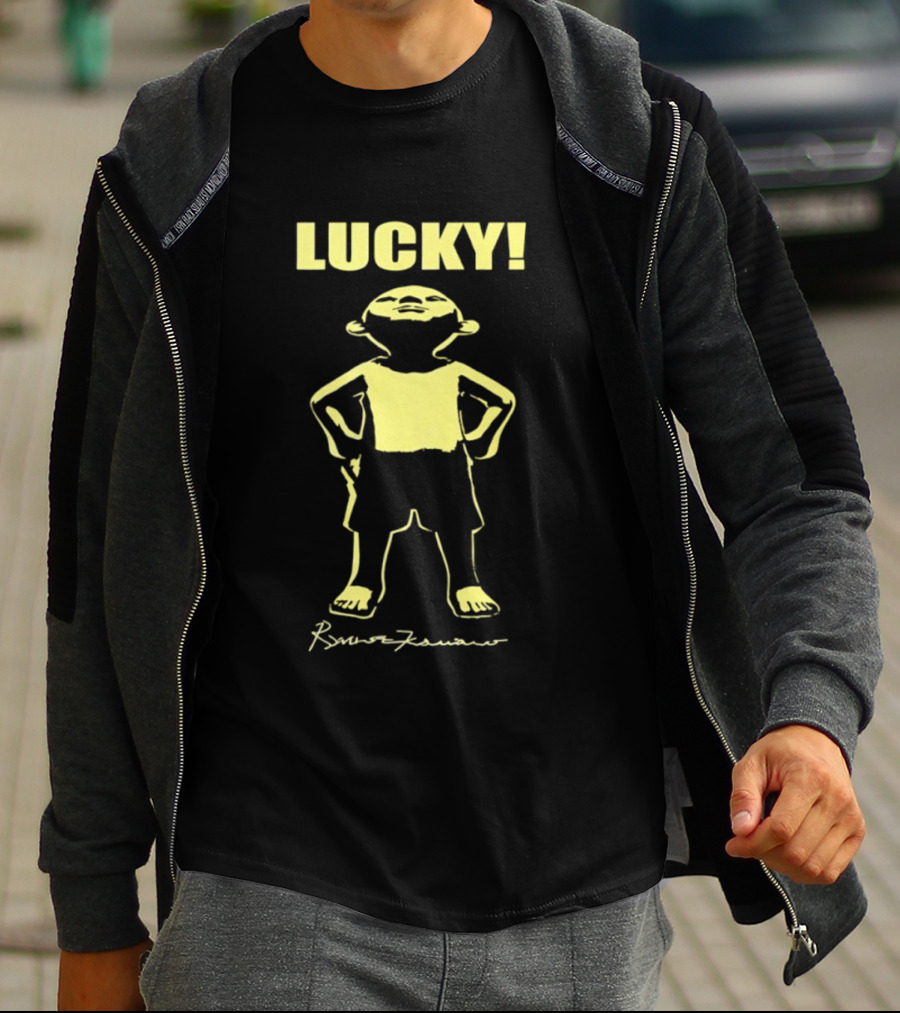 Lucky Jordan Peele Silhouette By Ronald Brantley T-Shirt