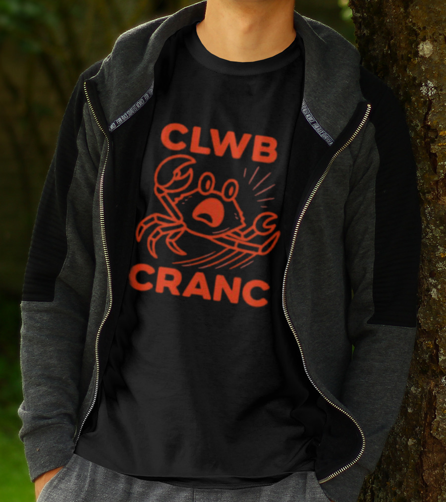 Welsh Edition Crab Club Clwb Cranc Crop T-Shirt