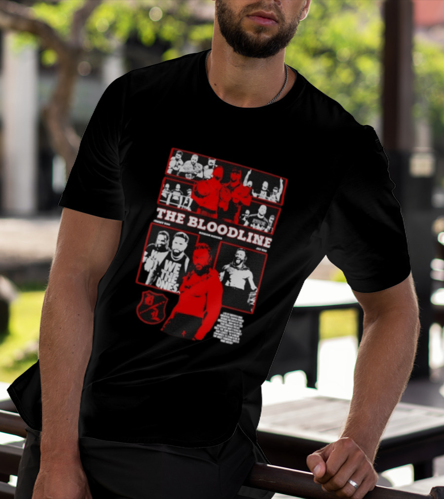 The Bloodline WWE Roman Reigns Jimmy Uso Jey Uso We The Ones Collage 8 1 T-Shirt