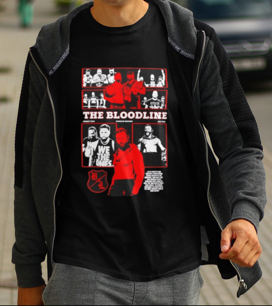 The Bloodline WWE Roman Reigns Jimmy Uso Jey Uso We The Ones Collage 8 1 T-Shirt