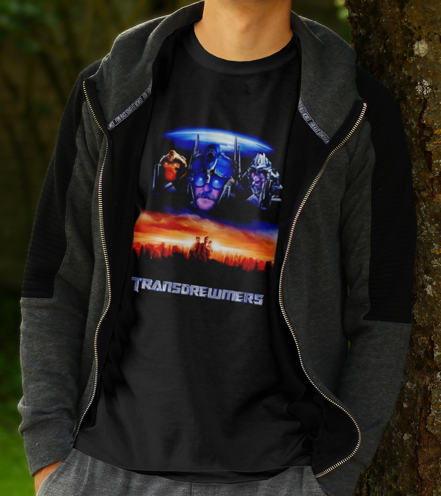 Transdrewmers Sci Fi Inspired Characters And Cityscape Compilation T-Shirt