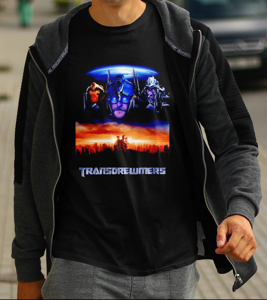 Transdrewmers Sci Fi Inspired Characters And Cityscape Compilation T-Shirt