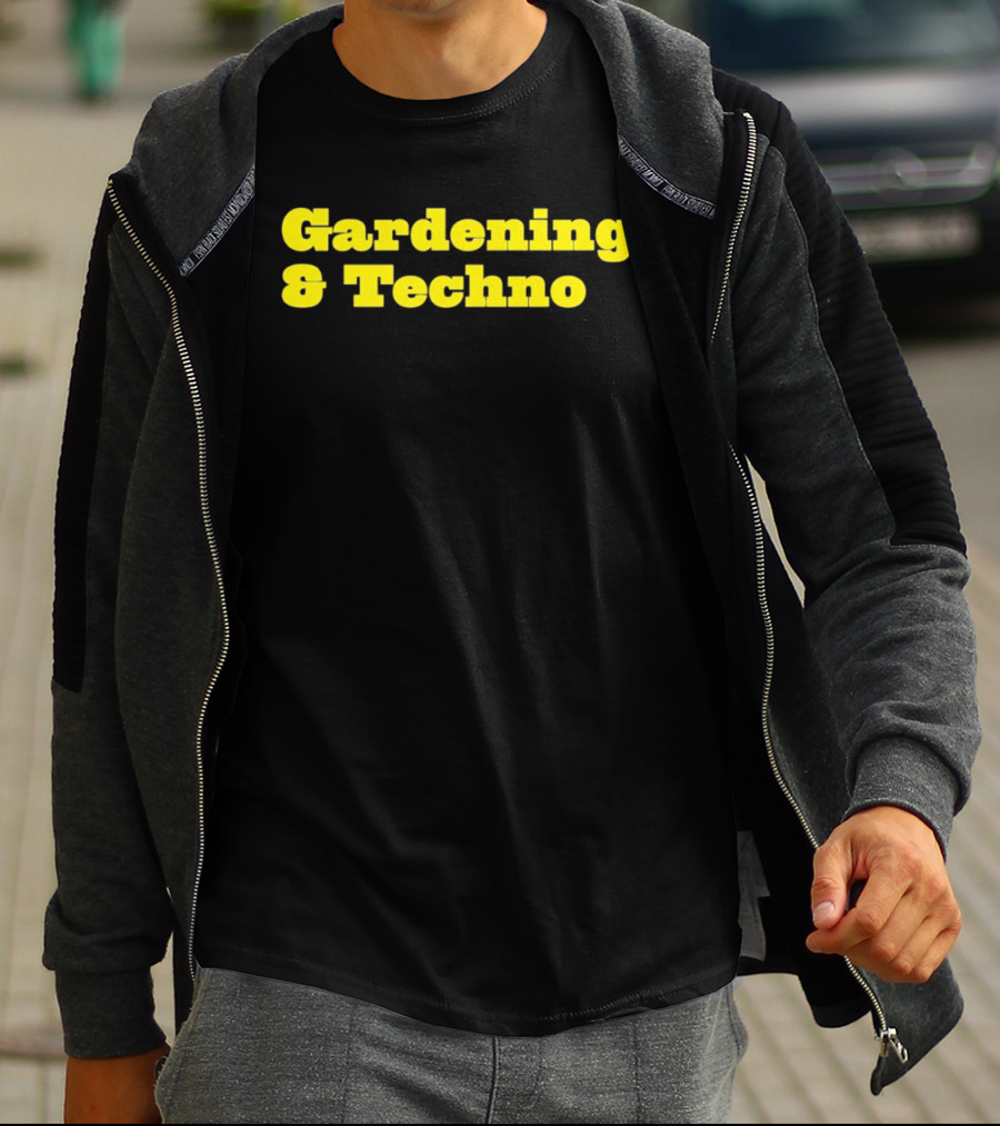 Gardening And Techno Bold Yellow T-Shirt