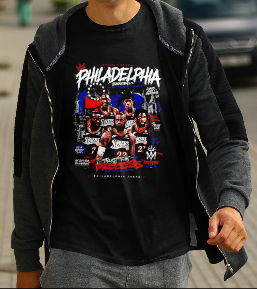 Philadelphia 76ers Trust The Process Basketball Champions 2026 T-Shirt