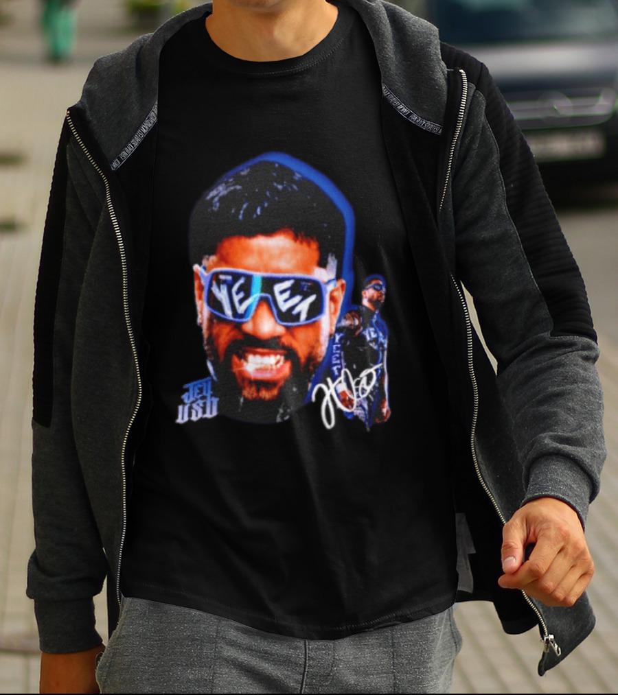 Jey Uso Yeet WWE Wrestling Bloodline Autograph Sunglasses T-Shirt