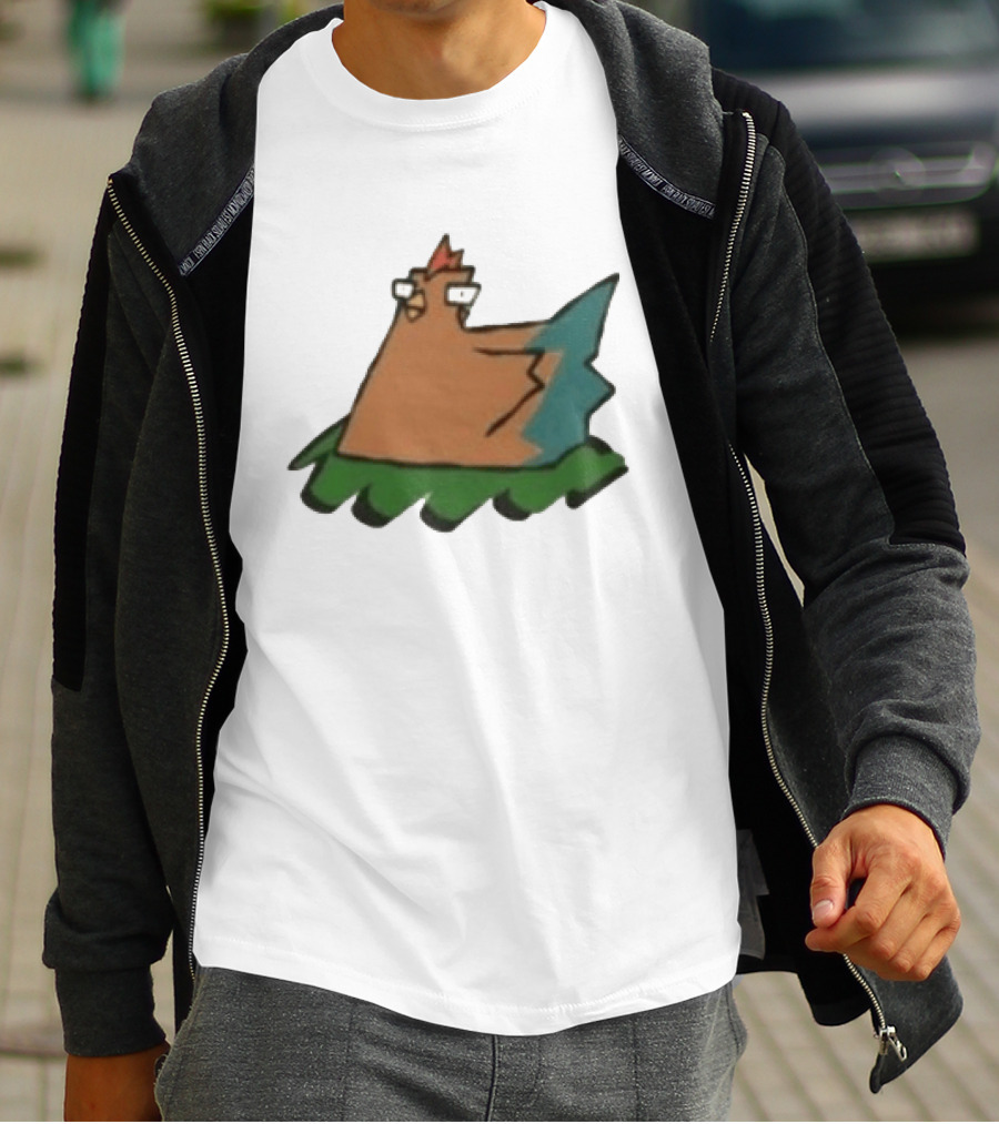 Cartoon Chicken In Nest Bird T-Shirt