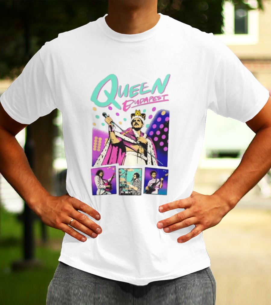 Queen Budapest Anniversary Vest 40th Pop Concert T-Shirt