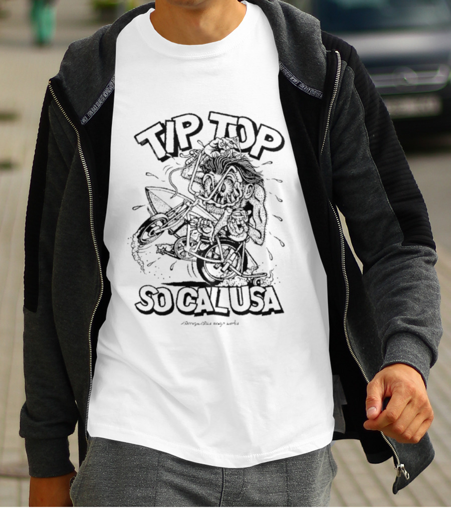Tip Top So Cal USA Surfing And Skating California T-Shirt