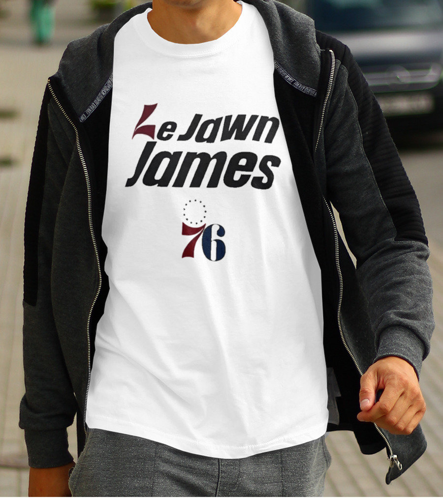 Le Jawn James Philadelphia 76ers 76 T-Shirt