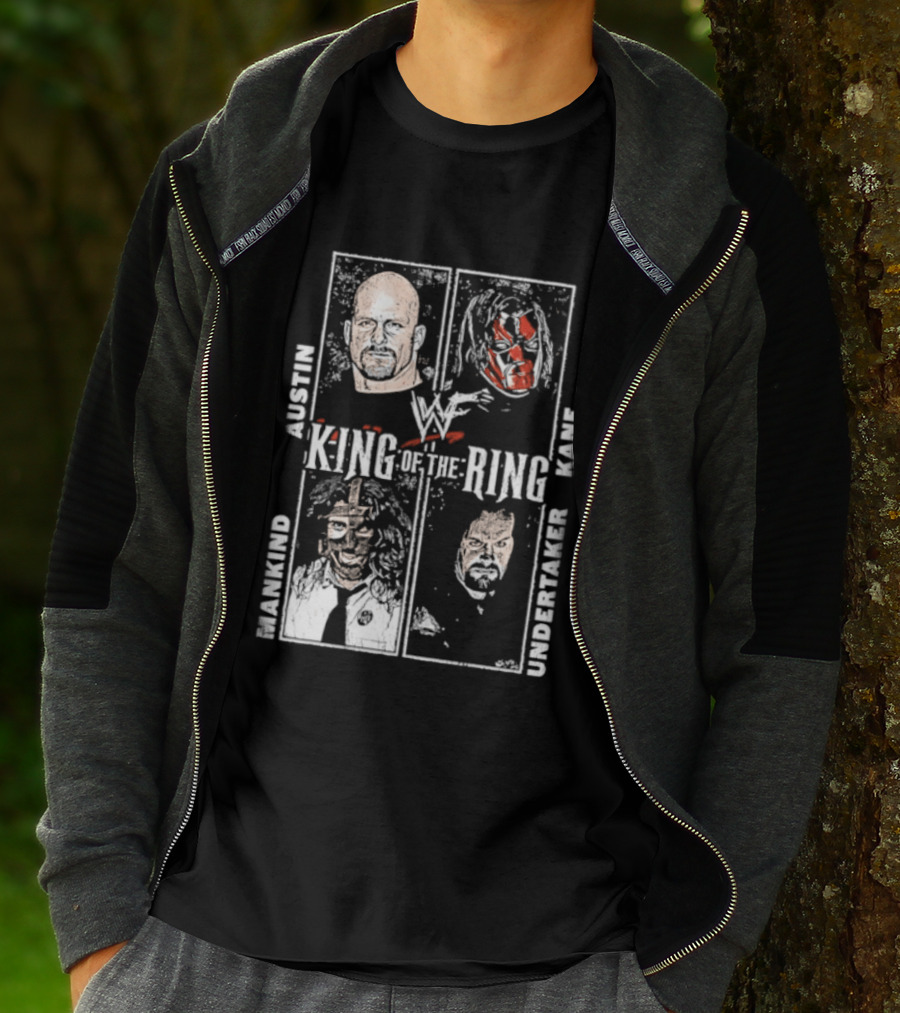 WWF King Of The Ring Austin Kane Mankind Undertaker T-Shirt
