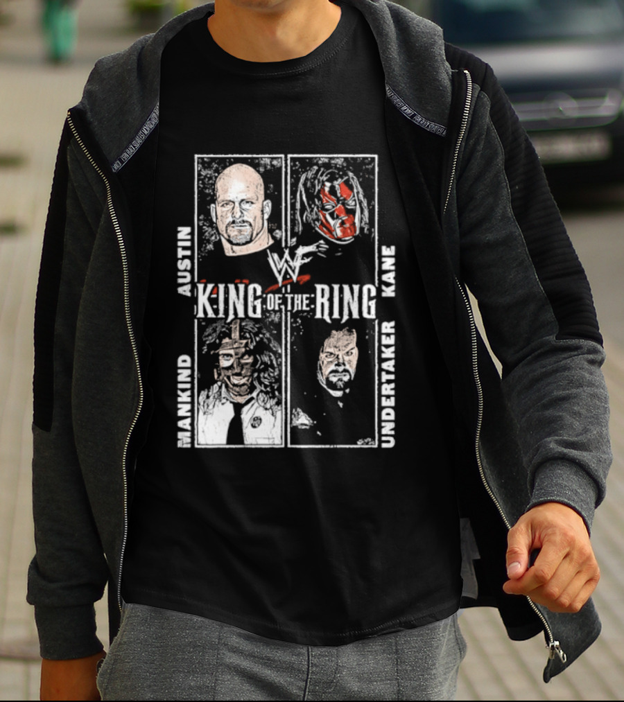 WWF King Of The Ring Austin Kane Mankind Undertaker T-Shirt