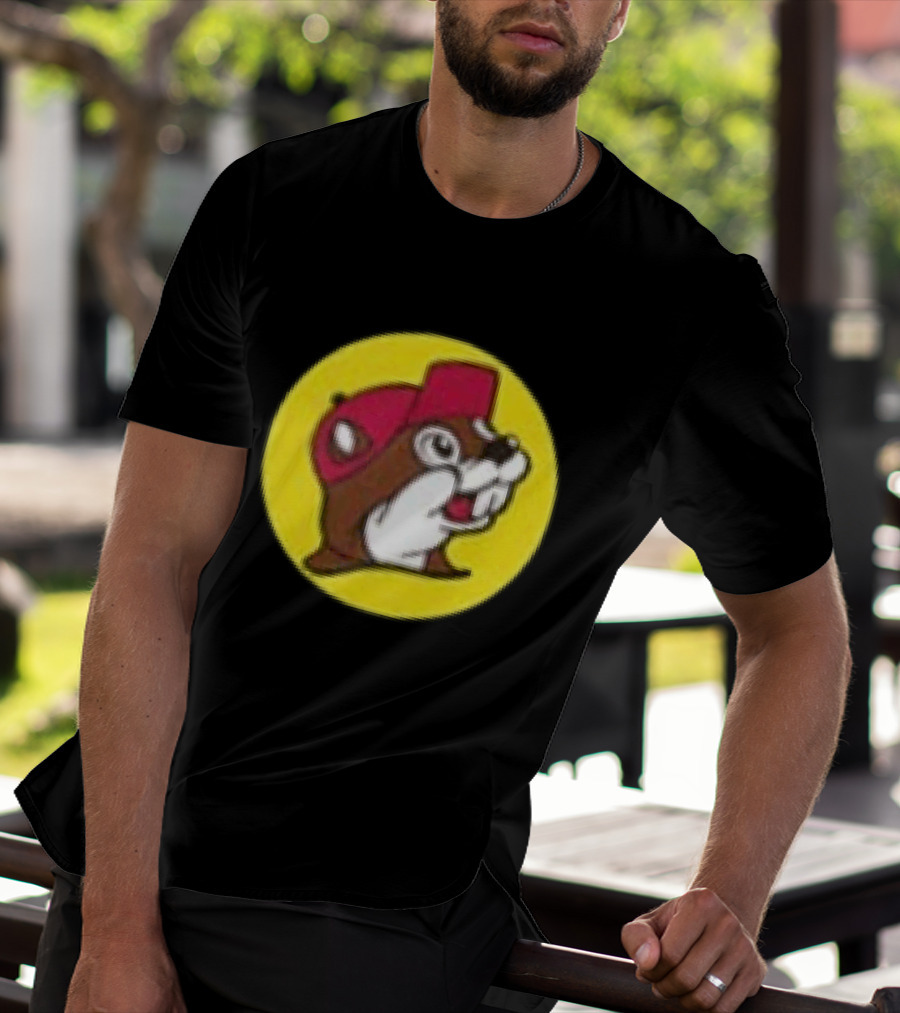 Buc Ee's Fresh Brisket On The Board Two Sided Beavers Texas BBQ T-Shirt