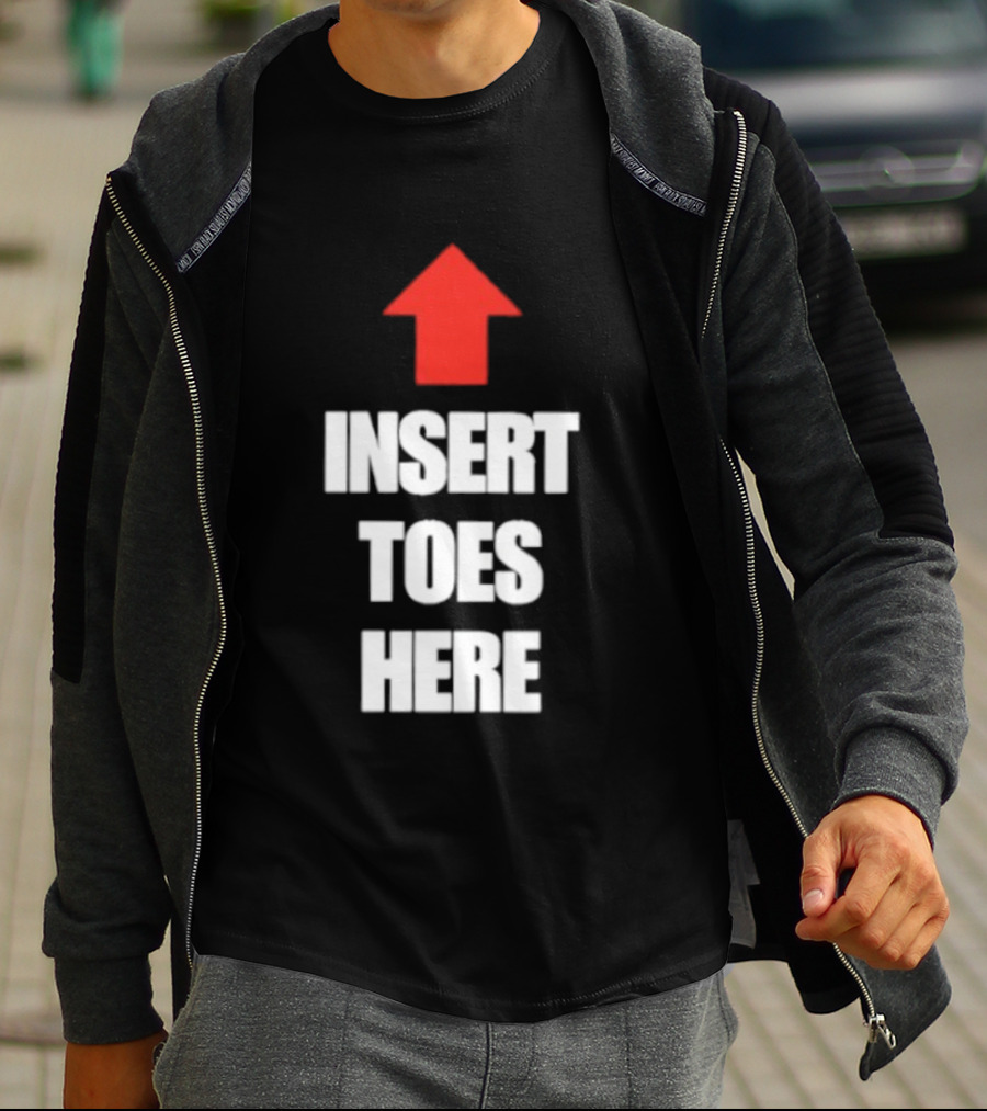 Insert Toes Here Red Arrow Top T-Shirt