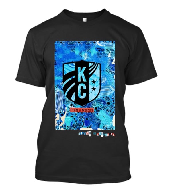 Kansas City Current KC Peace And Freedom River Makenzi 2026 T-Shirt