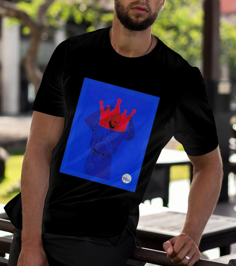 LeBron James NBA All Star Crown Philadelphia 76ers T-Shirt