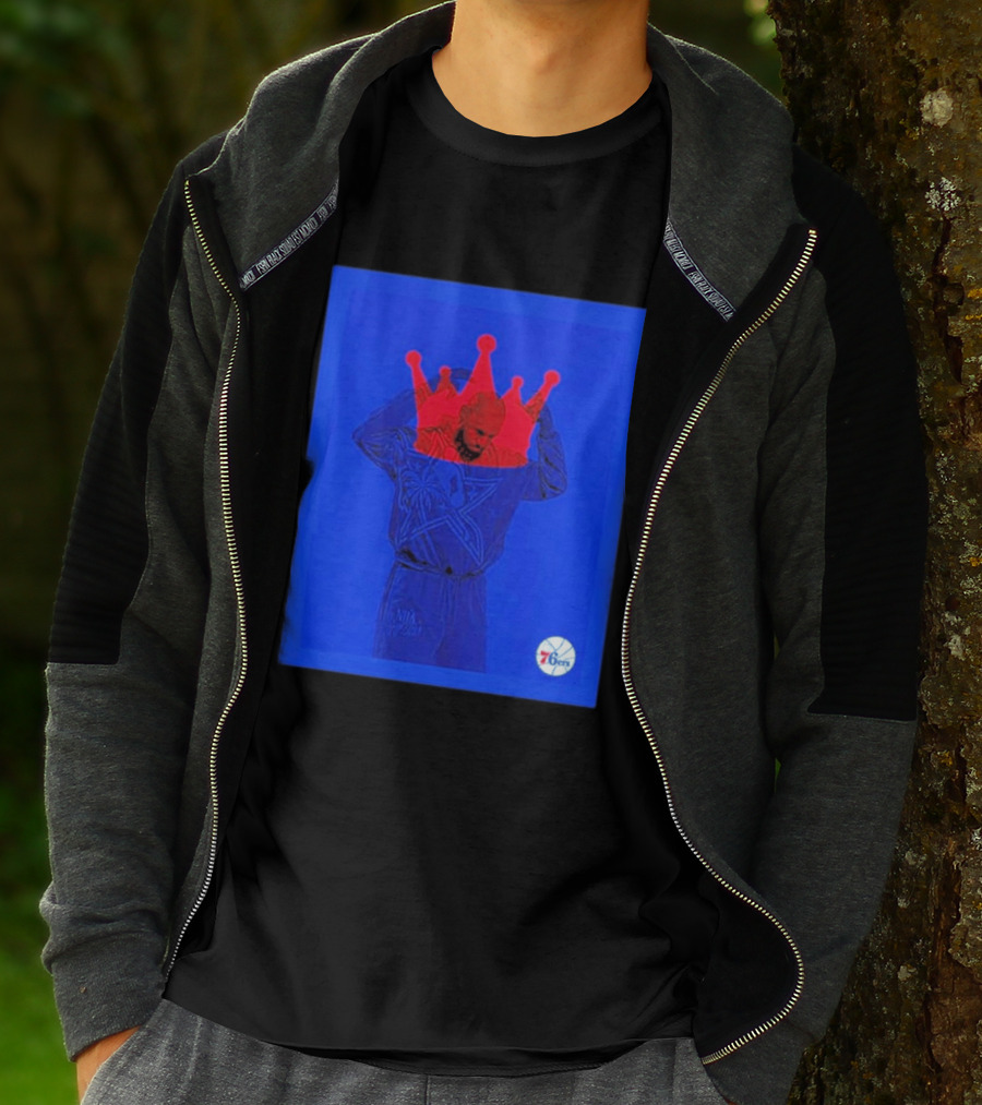LeBron James NBA All Star Crown Philadelphia 76ers T-Shirt