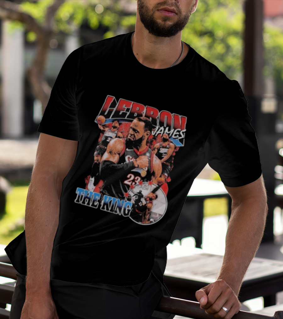 LeBron James The King Sixers 23 Basketball Champion T-Shirt