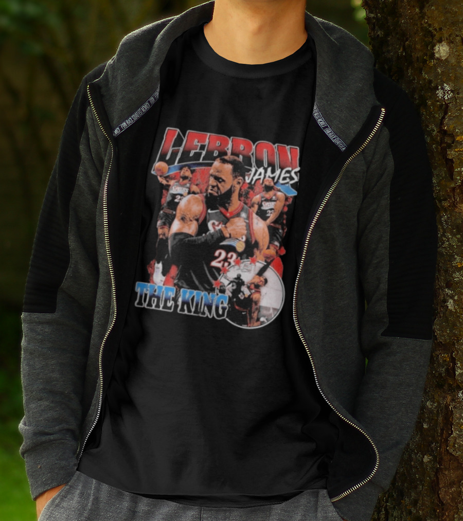 LeBron James The King Sixers 23 Basketball Champion T-Shirt
