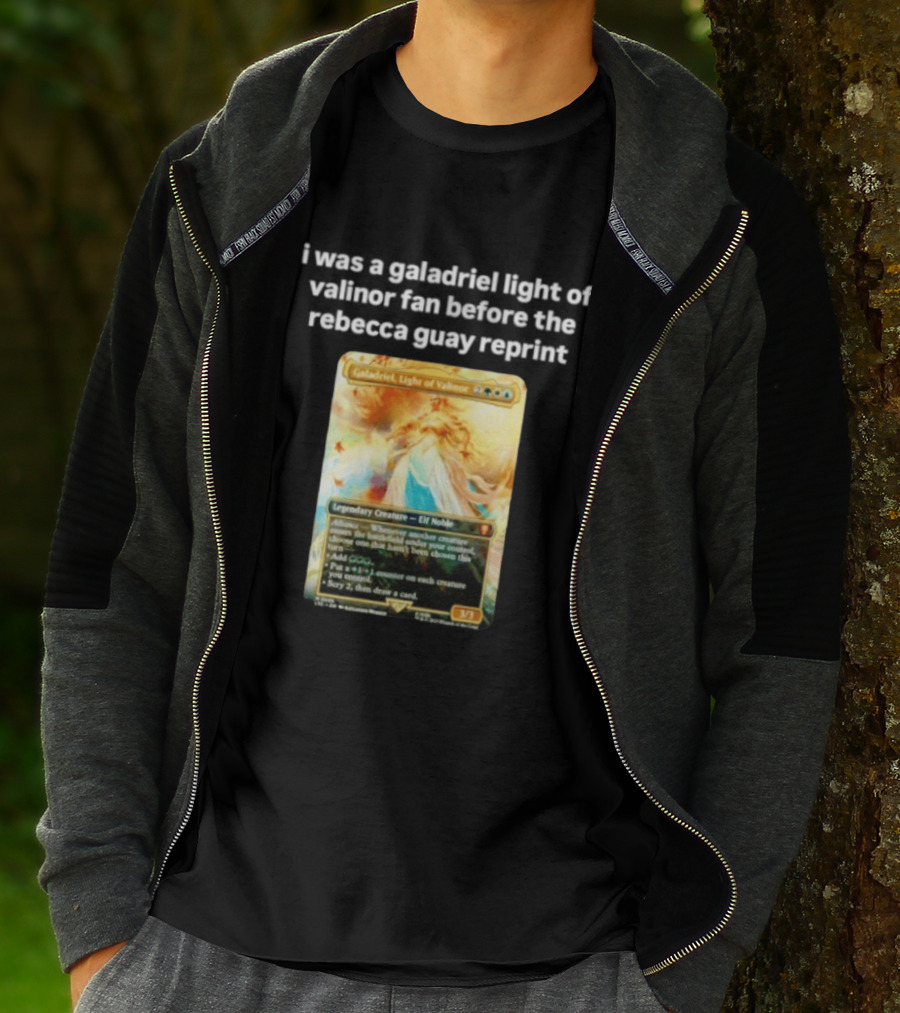 Galadriel Light Of Valinor Magic The Gathering Rebecca Guay Reprint 3/3 Legendary Creature Elf Noble T-Shirt