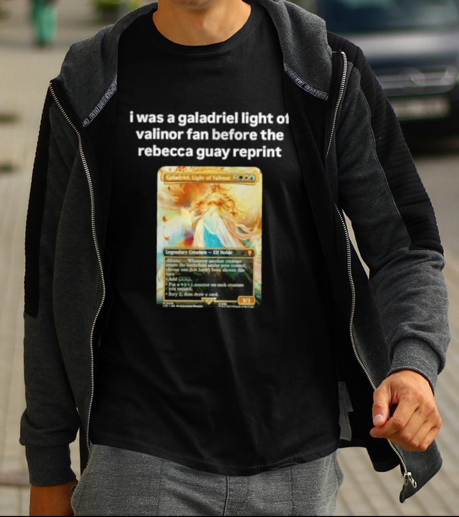 Galadriel Light Of Valinor Magic The Gathering Rebecca Guay Reprint 3/3 Legendary Creature Elf Noble T-Shirt