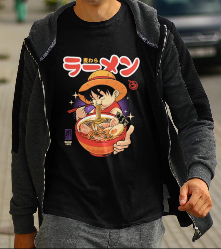 Luffy Ramen Iwara One Piece Since 1997 T-Shirt