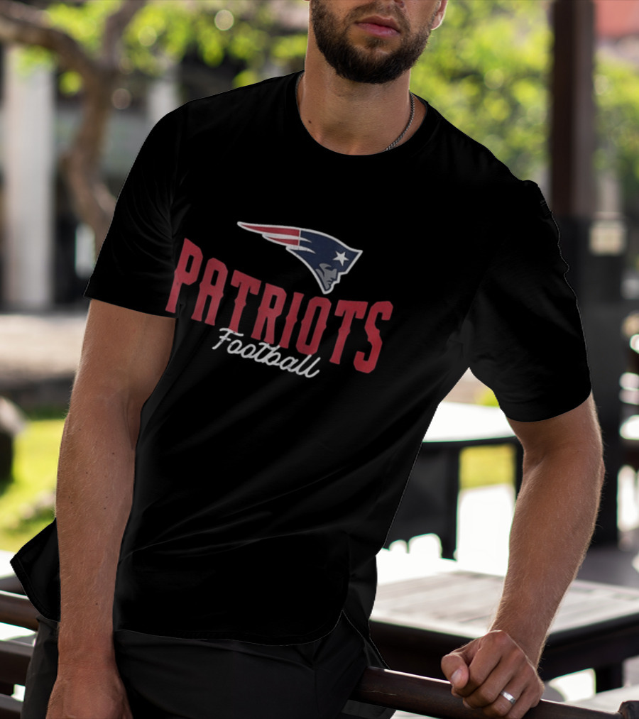 Patriots Football New England 1960 AFC East Two Sided T-Shirt