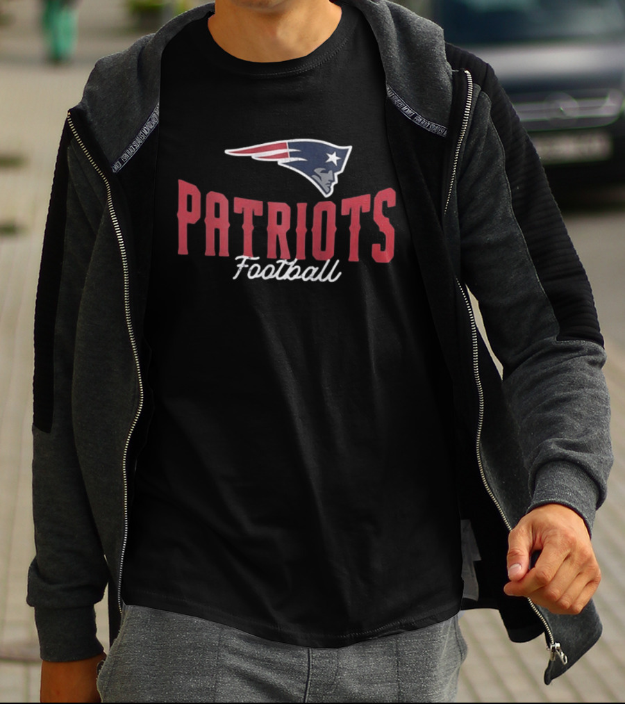 Patriots Football New England 1960 AFC East Two Sided T-Shirt